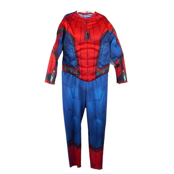 NWOT Spiderman Costume with Audio Wired Mask - Child Size M - Picture 1 of 10